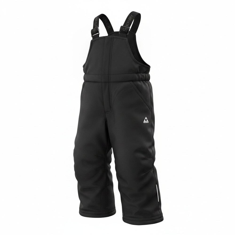 Gerry Kids Black Size 5 Insulated Waterproof Snow Bib Overalls